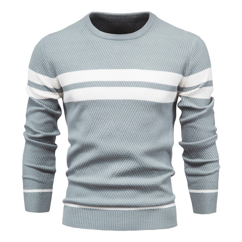 Men's  Casual Striped Sweater