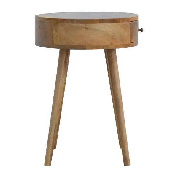 Circular Bedside Table - Modern Nordic Style - Minihomy