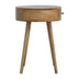 Circular Bedside Table - Modern Nordic Style - Minihomy