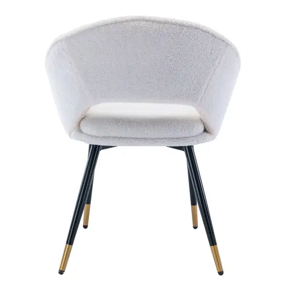 Hengming Modern Dining Chairs with Metal Legs - Accent Chair for Living Room - Minihomy