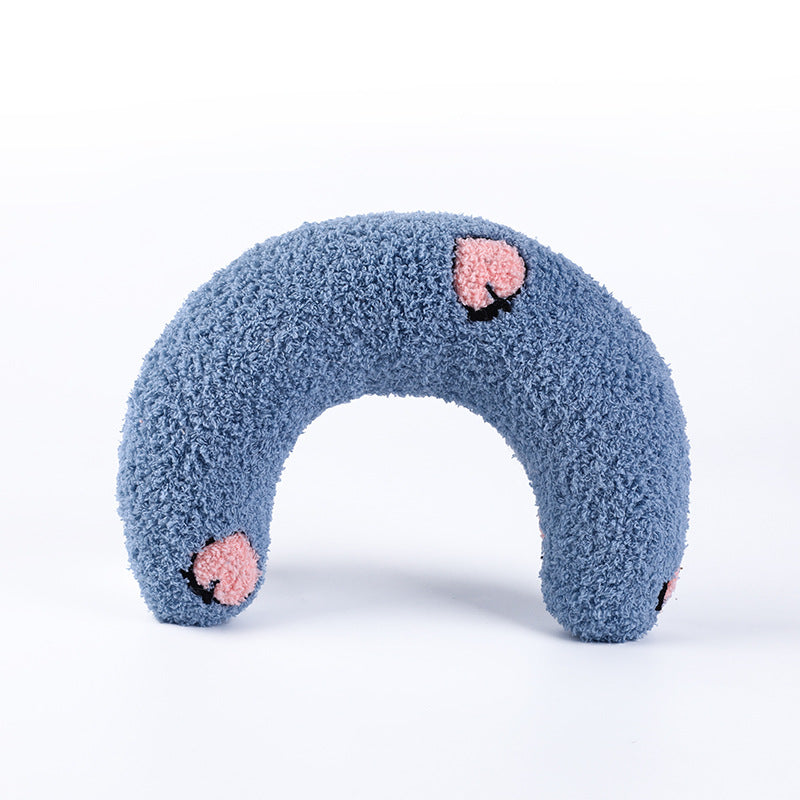 U-shaped Cat Toy Pillow To Protect Cervical Vertebra Pet Sleeping Pillow