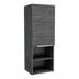 Miami Single Door Pantry with 4 Shelves - Storage Cabinet for Kitchen, Dining Room, or Entryway - Minihomy