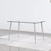 Grey Dining Set: 51" Glass Table & 4 Chairs - Modern Kitchen Furniture - Minihomy