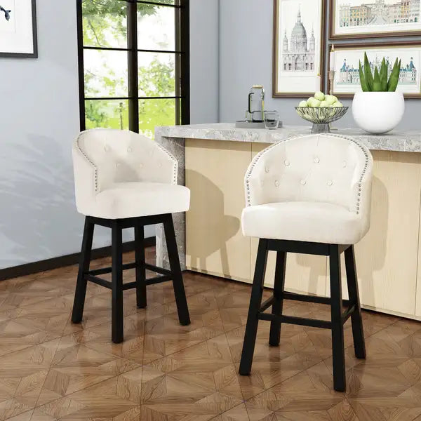 Ogden KD Swivel Bar Stools (Set of 2)