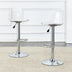 Modern Bar Stools Set of 2 | Swivel & Adjustable Height | PU Seats & PET Backrest - Bar, Restaurant, Counter Seating - Minihomy