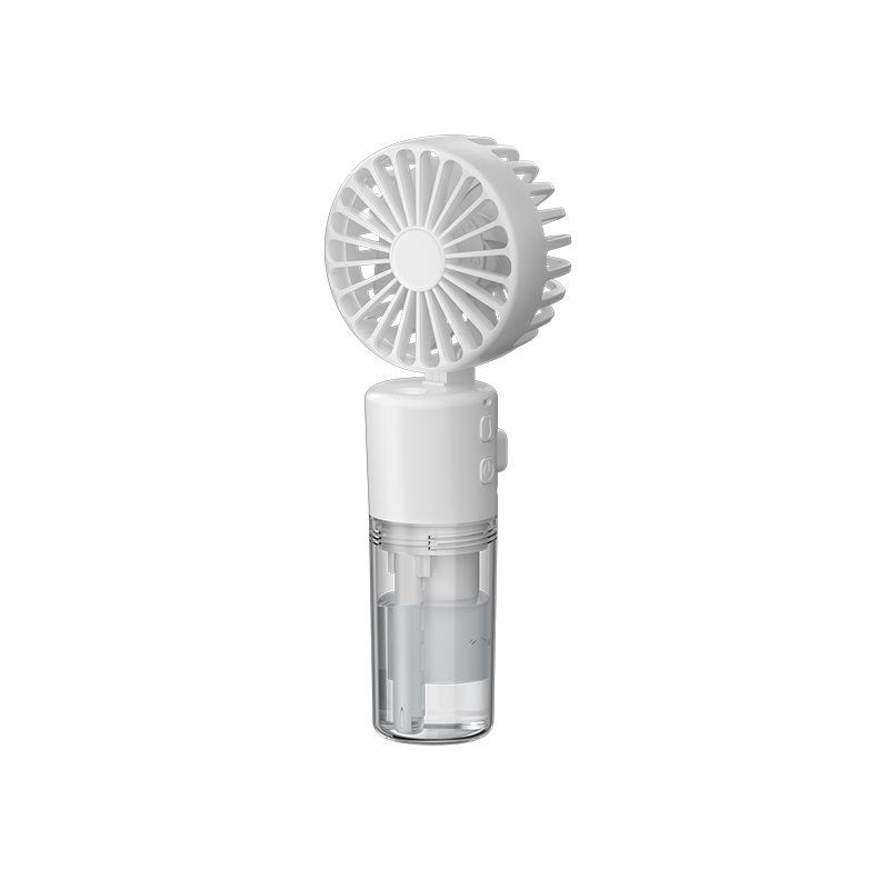 Portable Handheld Spray Fan: 4-Speed Misting Fan for Summer Cooling & Outdoor Use (USB Rechargeable) - Minihomy