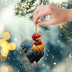 Christmas Chicken Tree Pendant: Festive Decor with a Twist - Minihomy