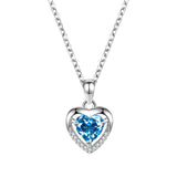 925 Heart-shaped Rhinestones Personalized Necklace For Women: A Symbol of Elegance and Romance
