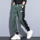 Men's Autumn And Winter Plus Velvet Padded Corduroy Pants