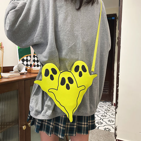 Halloween Bags Funny 3D Cartoon Ghost Cartoon Shoulder Bags Women