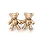 Cute Bear Pin Waist Clip Metal Snap Fastener Pants Pins Waist Tighten Brooch - Minihomy