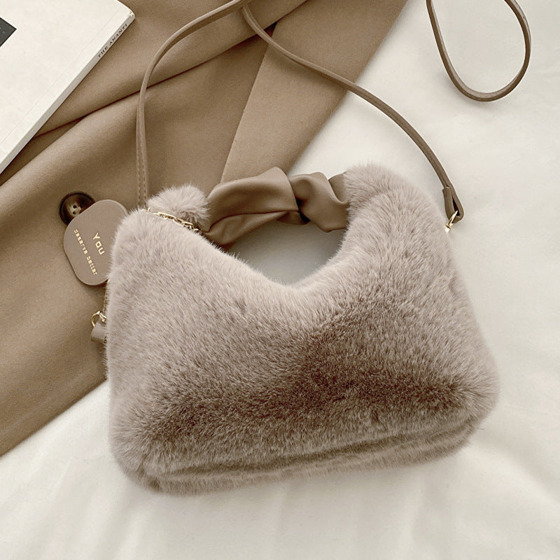 Winter Tote - Cute Plush Women