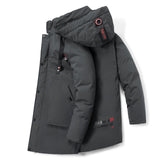 Cotton-Padded Coat Men's Mid-Length Thickened Warm and Loose Jacket