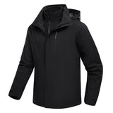 Three-in-One Waterproof Fleece-lined Thick Jacket