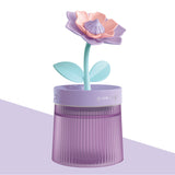Mini USB Flower Shape Humidifier - Quiet and Portable Hydrating Water Purification Spray