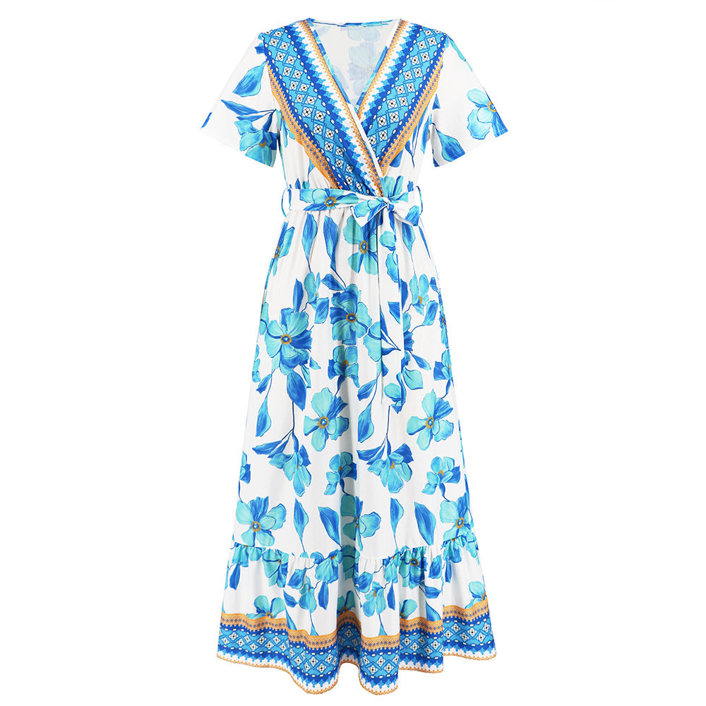 Women's Retro Exotic Printed Dress