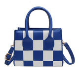 Trendy Contrast Color Personalized Handbag Tide