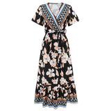 Women's Retro Exotic Printed Dress