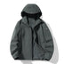 Plus Size Shell Jacket Windproof Waterproof Mountaineering Suit Coat - Minihomy