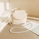 Pearl Tote Mini Chain Crossbody Bag