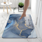 Super Absorbent Diatom Mud Bathroom Floor Mat - Anti-Slip and Environmentally Friendly