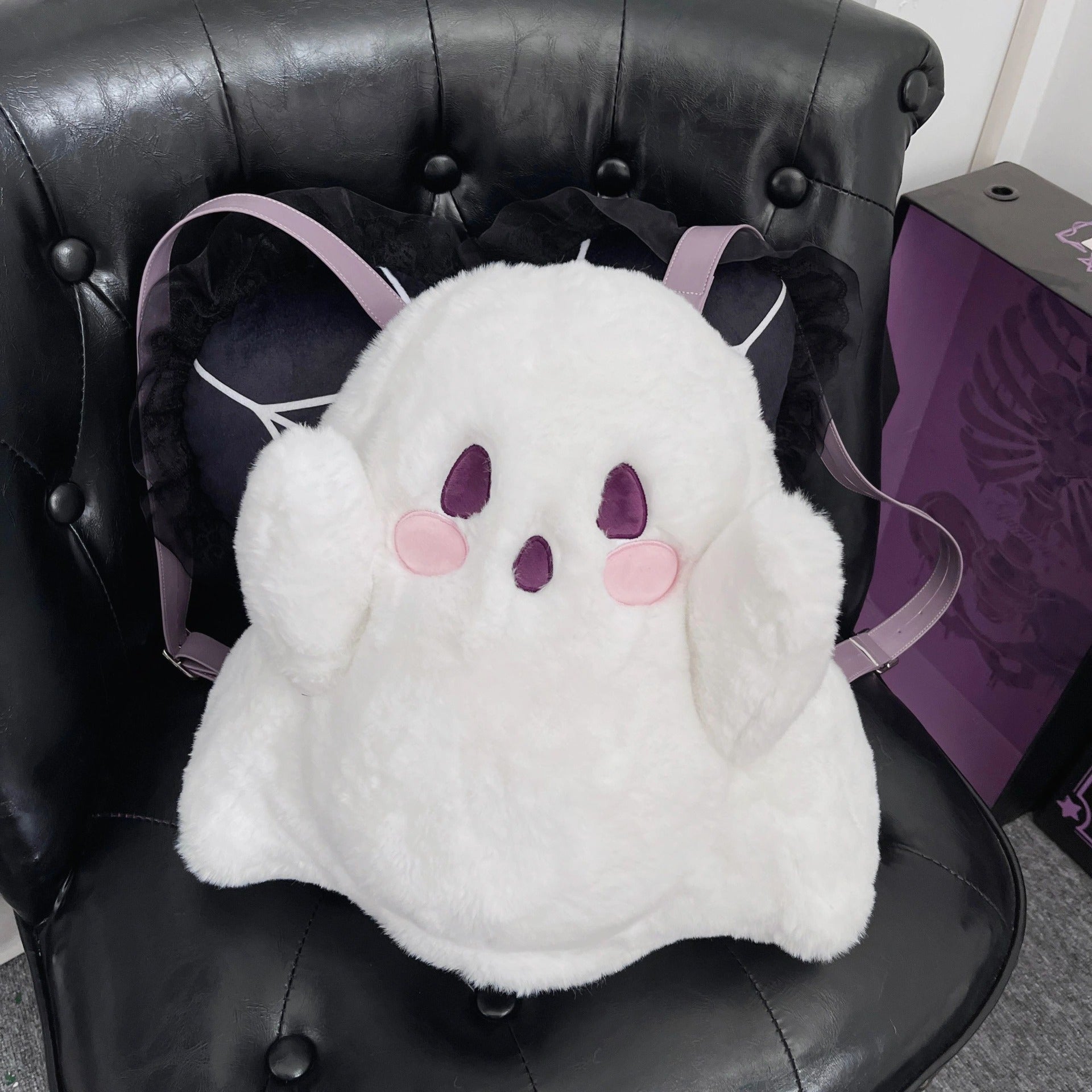 Halloween Cute Ghost Cartoon Backpack Personality Doll