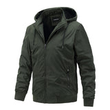 Men's Detachable Hooded Jacket Casual Sports Thin Cotton Jacket