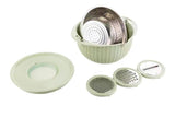 Kitchen Fruit Tray - Removable Double Layer Draining Basket with Rotating Design - Minihomy