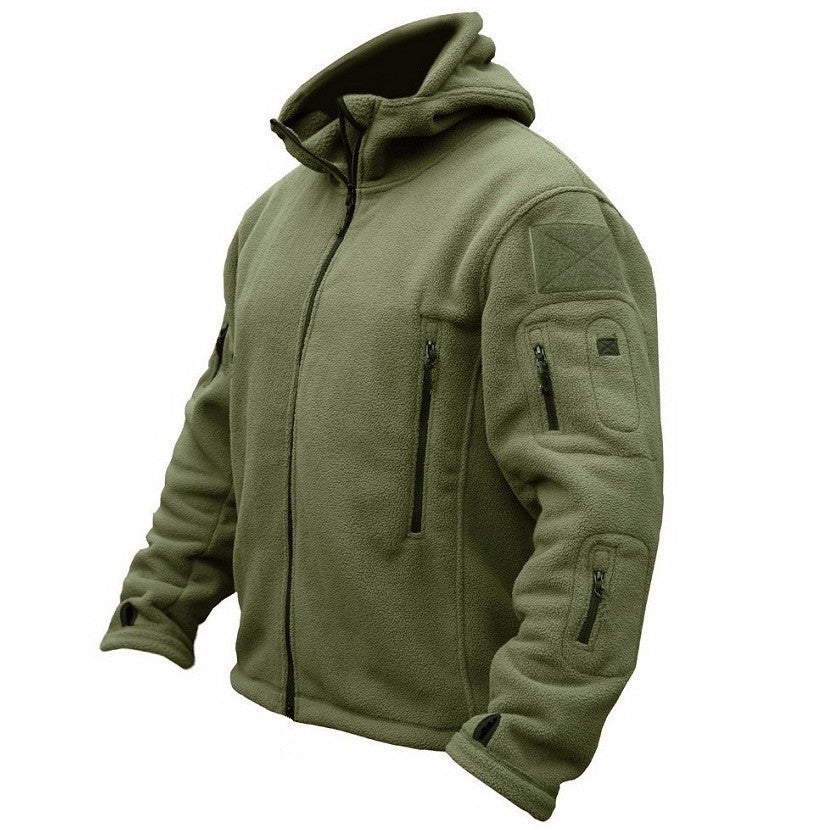 Men's Outdoor Keep Warm Liner Fleece Sweater Cold-proof Shell Jacket