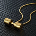 Multi-piece Dumbbell Pendant Necklace Key Body - Minihomy