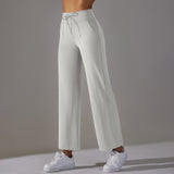 Two-Side Pocket Draping Versatile Fitness Trousers
