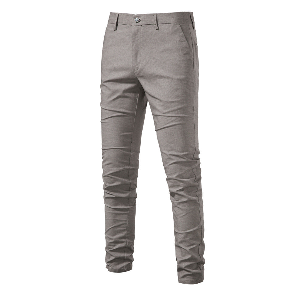 Men's Fashionable All-match Breathable Cotton Trousers