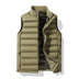 Plus Size Down Stand-up Collar Thermal Thick Graphene Vest Waistcoat - Minihomy