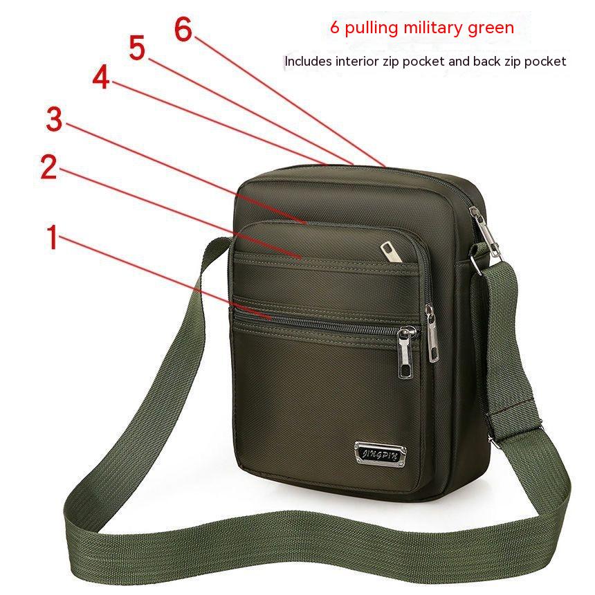 Large Capacity Multi-layer Waterproof Shoulder Crossbody Bag - Minihomy