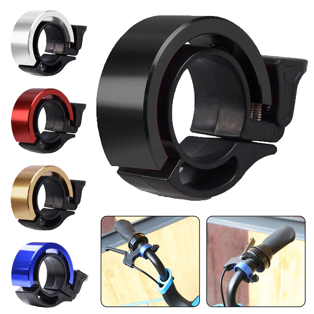 Bicycle Bell, Aluminum Alloy Bike Horn Ring - Universal for Kids & Adults, Safety Cycling Accessories