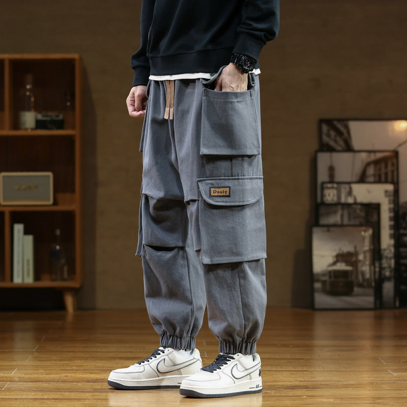 Men's Autumn Plus Size Loose Tappered Casual Pants