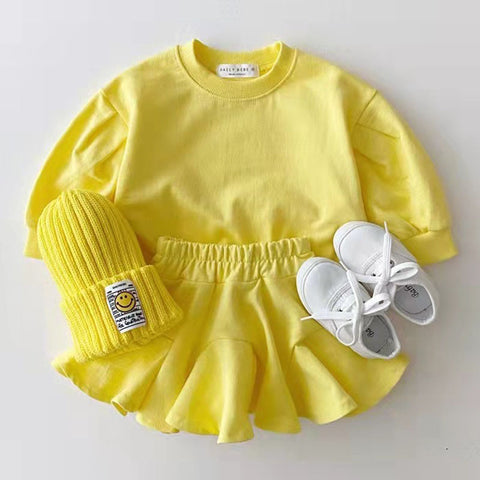 Clothing Suit Baby Leisure Children's Clothing Candy Color