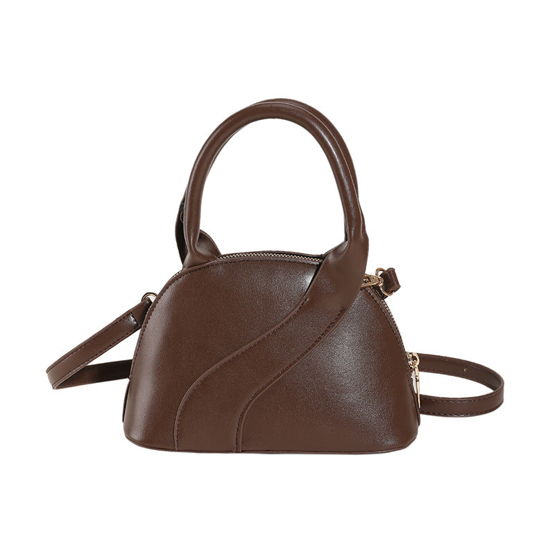 Textured Special-Interest Design Shell Bag Handbag