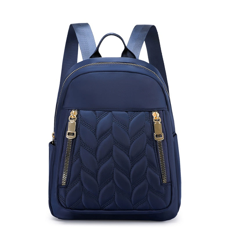 Women's Backpack - Simple Rhombus Trendy Solid Color