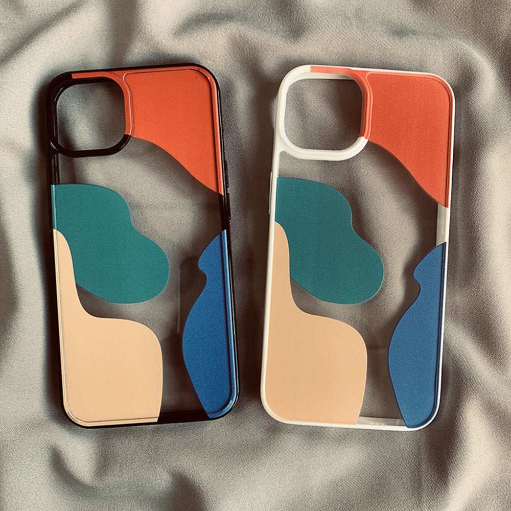 Color Block Contrast Color Geometry Suitable For Mobile Phone Cases