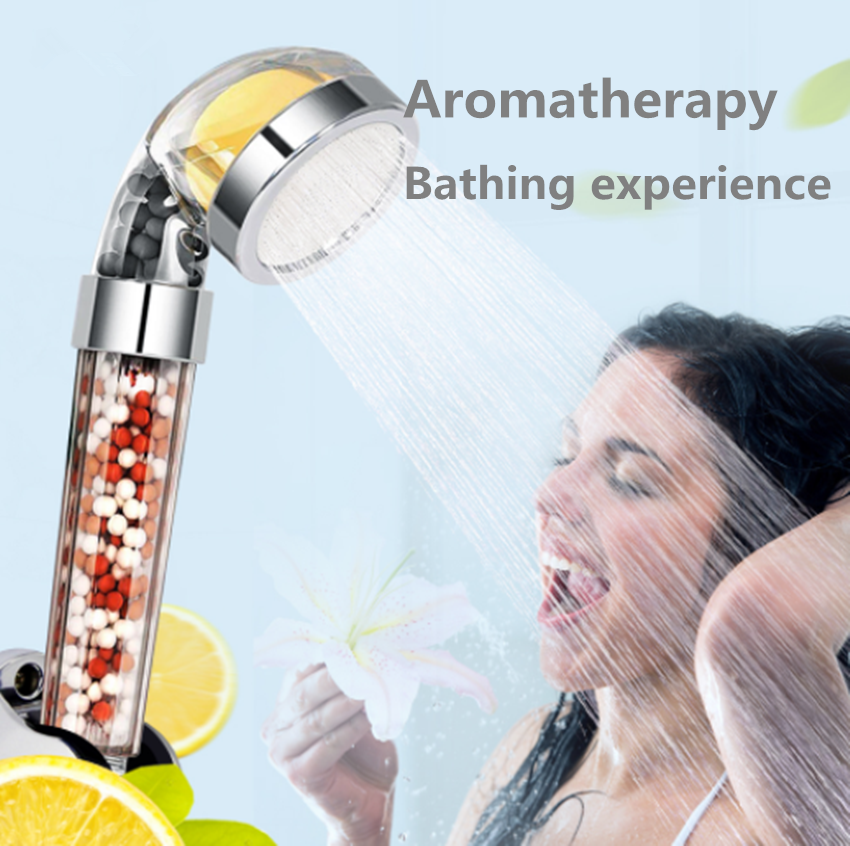 Bathroom Aroma Shower Head - Vitamin C Lemon Scent Anion Shower Head