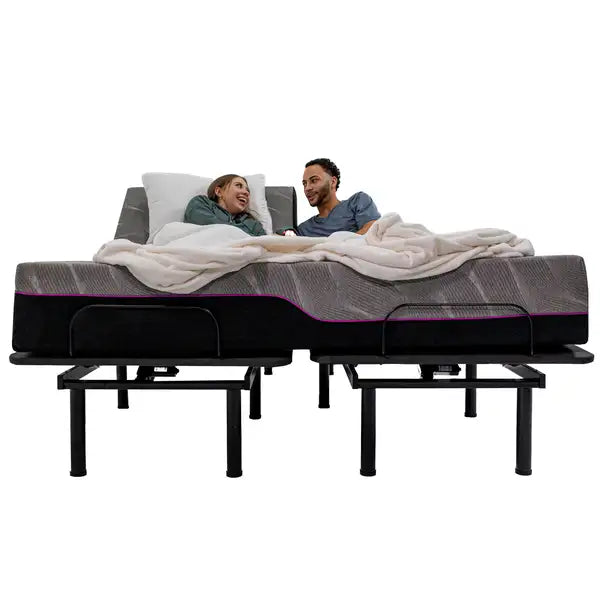 Bridgevine Home King Size Mattress & Adjustable Base Bundle - 11" Renew Flex Head Memory Foam - Minihomy