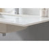 Carrara Gold Sintered Stone Vanity Top - 43x22 inch, Single Faucet Hole - Minihomy