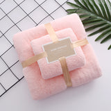 High-density Coral Fleece Towel Bath Towel Set