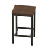 Modern Kitchen Dining Table Set - Pub Table with 3 Stools, Dark Brown - Easy Assembly - Minihomy