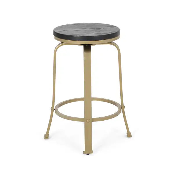 2-Piece Counter Stool Set - Modern Kitchen Bar Stools - Minihomy