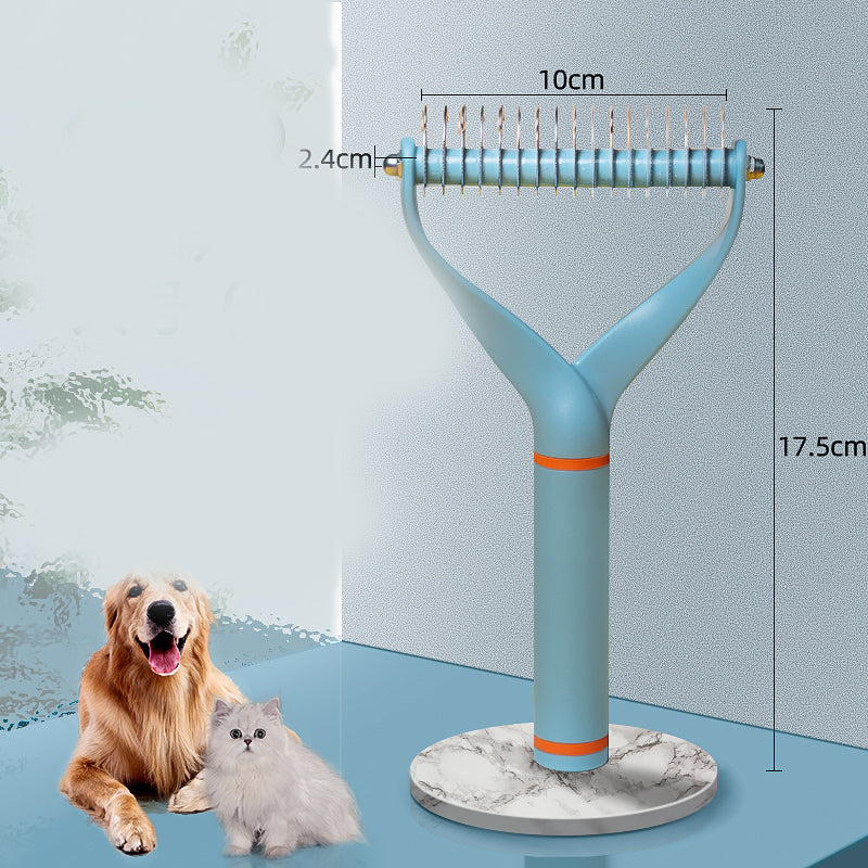 Long-haired Pet Comb Dog Hair Puppet Cat Knot Remover Floating Hair Artifact