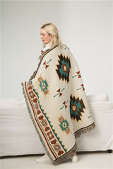 Picnic Leisure Blanket in Boho Style