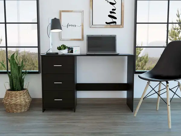 Berlin 3-Drawer Writing Desk: Modern Home Office Furniture