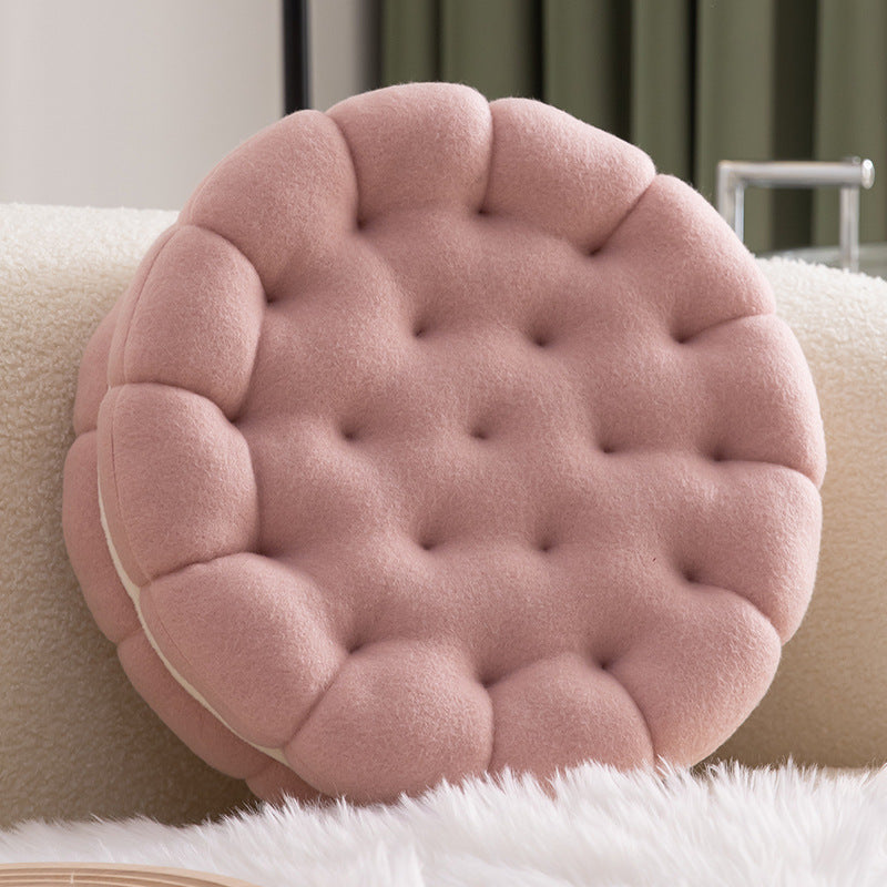 Sandwich Biscuit Pillow Creative Cute Sofa Cushion